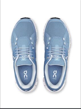 On Running Cloud 6 Chambray White Size 8.5 women